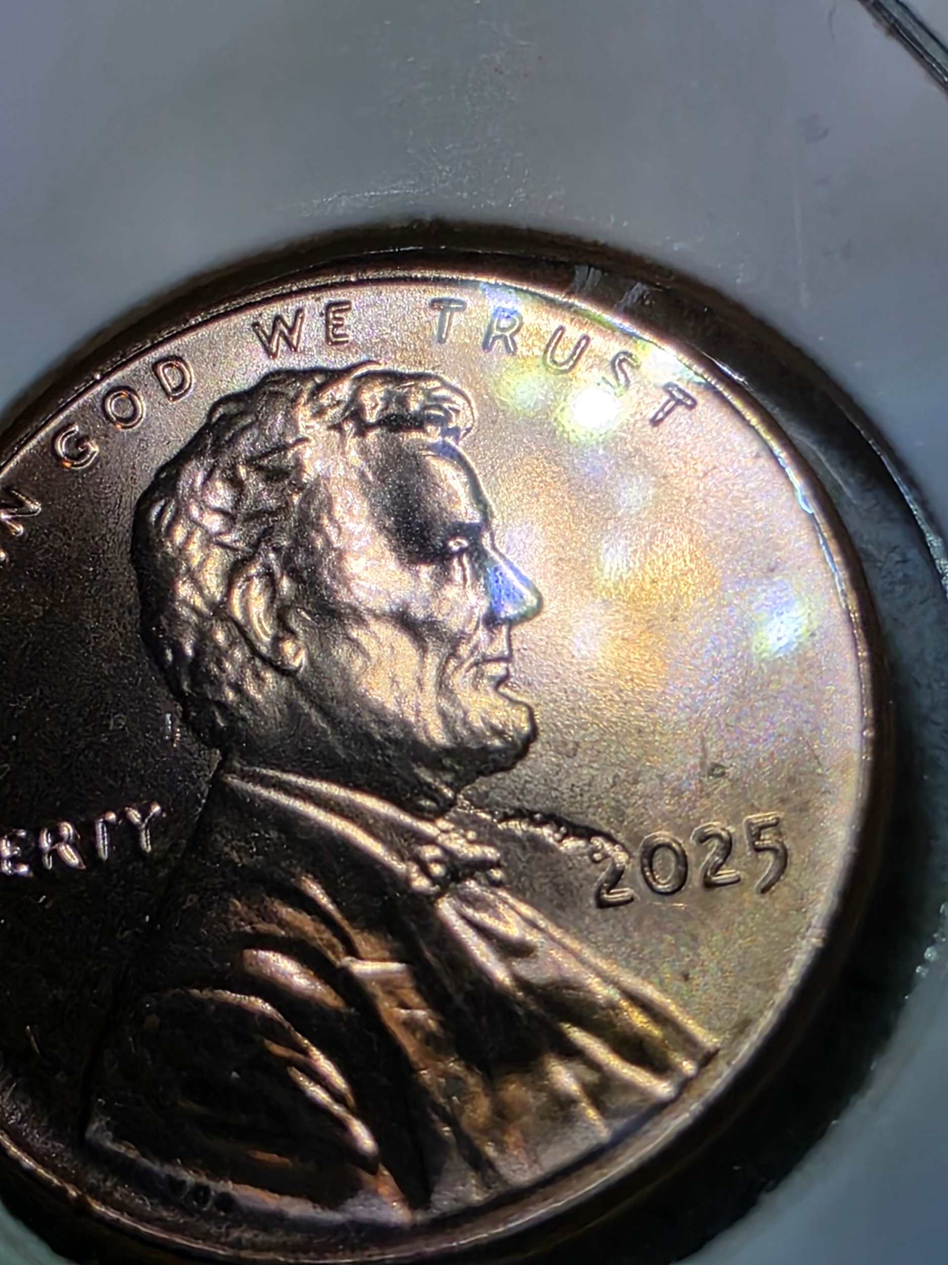 2025-P-Penny-From-New-Roll-With-What-I-Think-Are-Cud-Errors.-I-Have-More-Than-1-Of-These.
